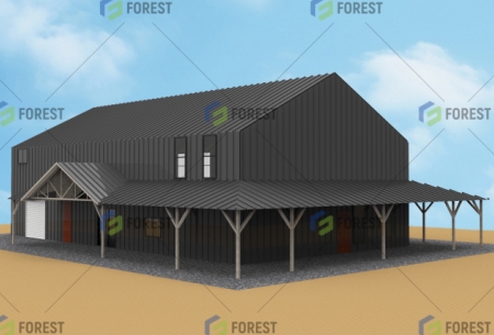 Steel Barn Project Detail 3
