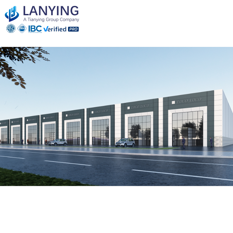 CE Certified Metal Industrial Construction Building Pre-Fabricated Commercial Office Warehouse Steel Structure Framed Building