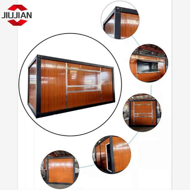 Modular Prefabricated Movable Steel Structure Container Building for Shops/Office