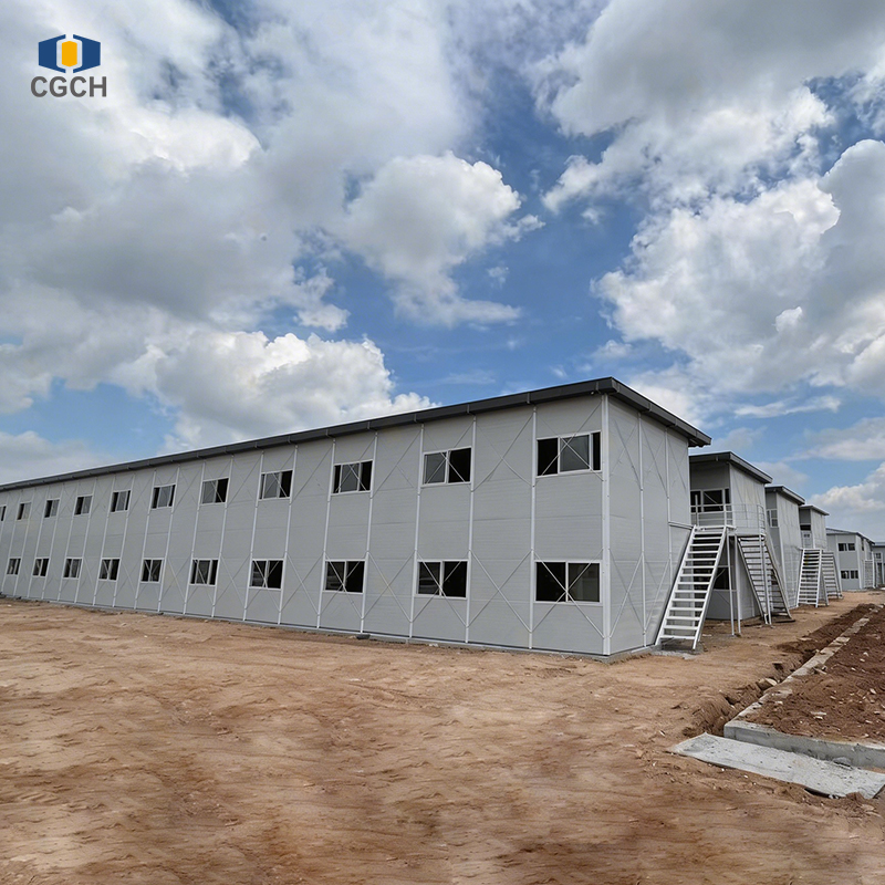 CGCH Container House Labor Camp Prefabricated Steel House Flat Pack Holiday Accommodation Buildings for Desert Construction Site