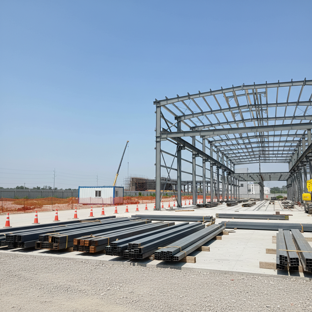 1000 Square Meter Prefabricated Steel Structure Industrial Warehouse For School Hospital Use Large Span Ready-Made Factory