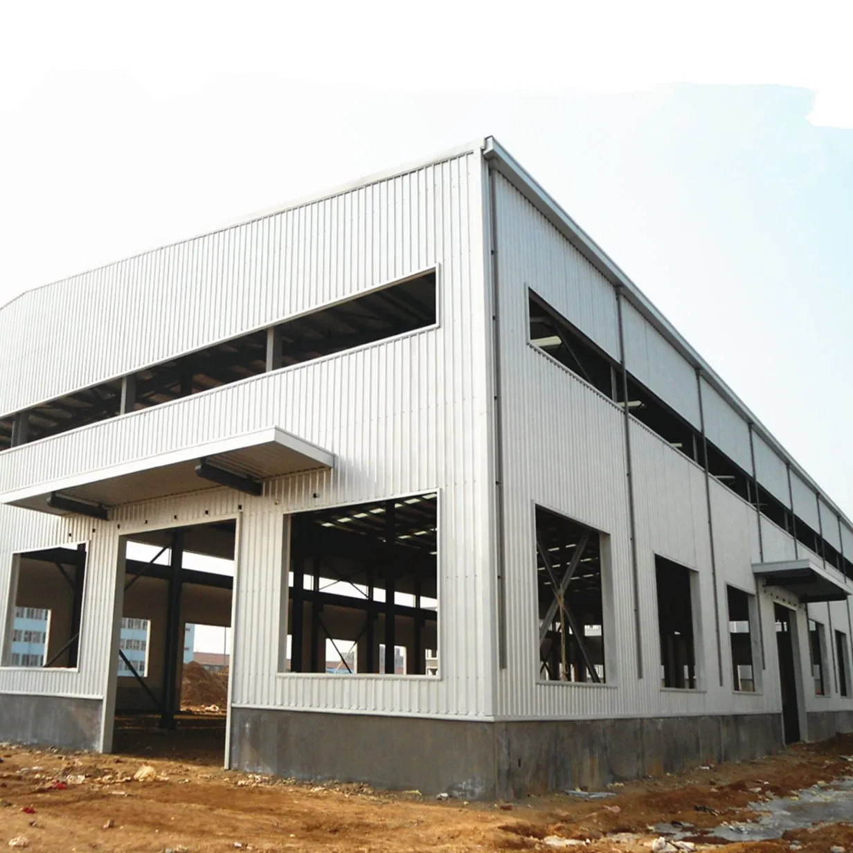 Modern Pre-Engineered Steel Structure Prefabricated Metal Construction Prefab Building for Sale