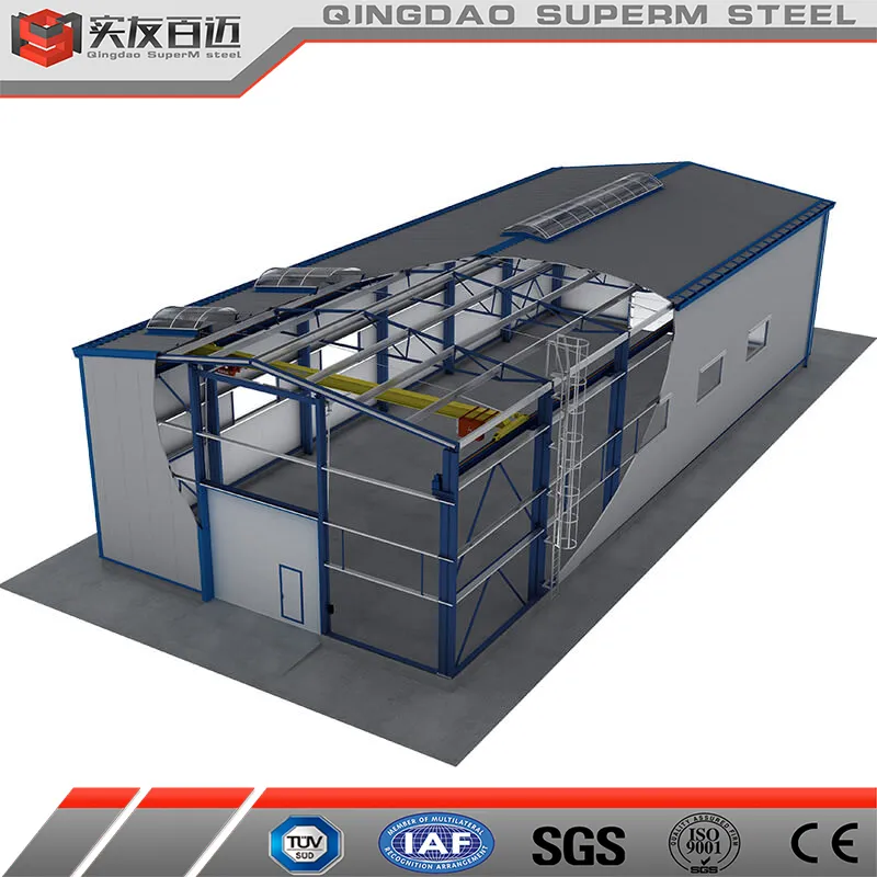 Prefab Light Steel Structure Warehouse Construction Pre-Engineered Metal Building Kits