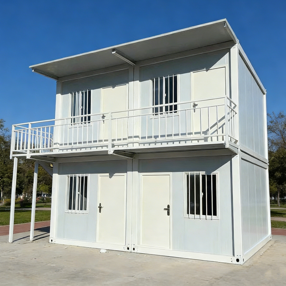 Customizable Sandwich-panel Container Houses Are Used for On-site Dormitory and Temporary Buildings at Construction Sites.