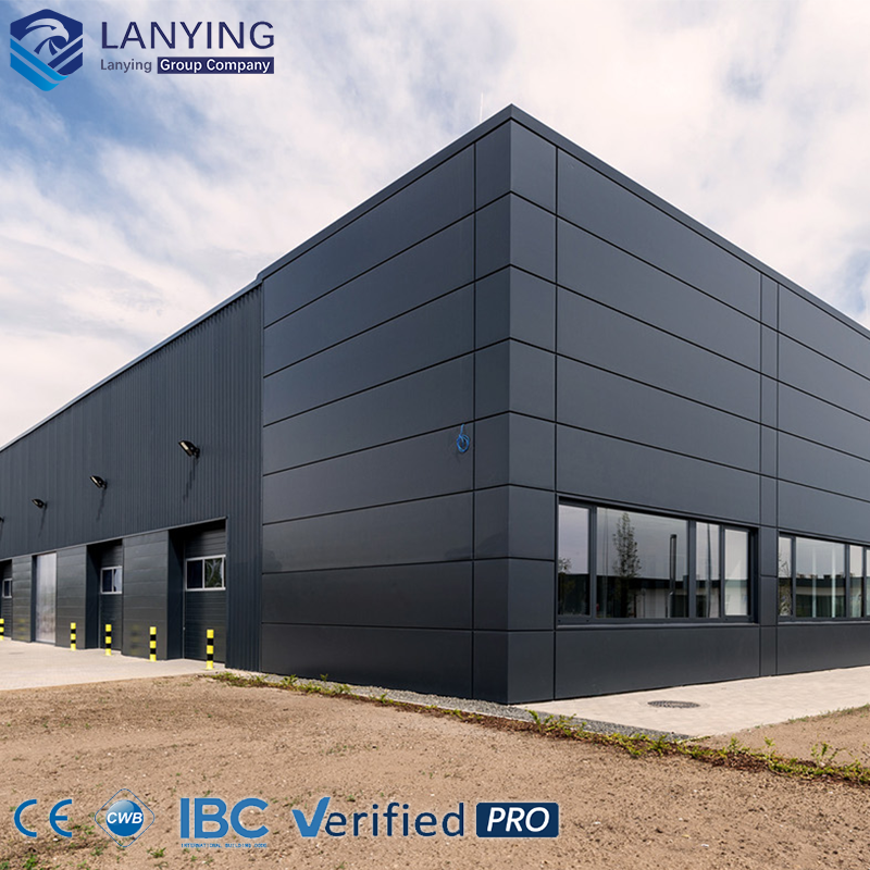 CWB Certified Prefabricated Warehouse - Hot DIP Galvanized Steel Frame Construction For Industrial Warehouse