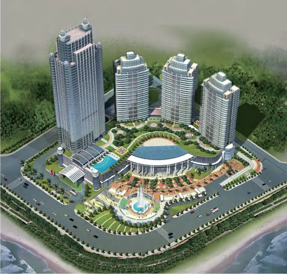 Prefabricated Multi-Storey Light Steel Structure Frame High Rise Residential House Building