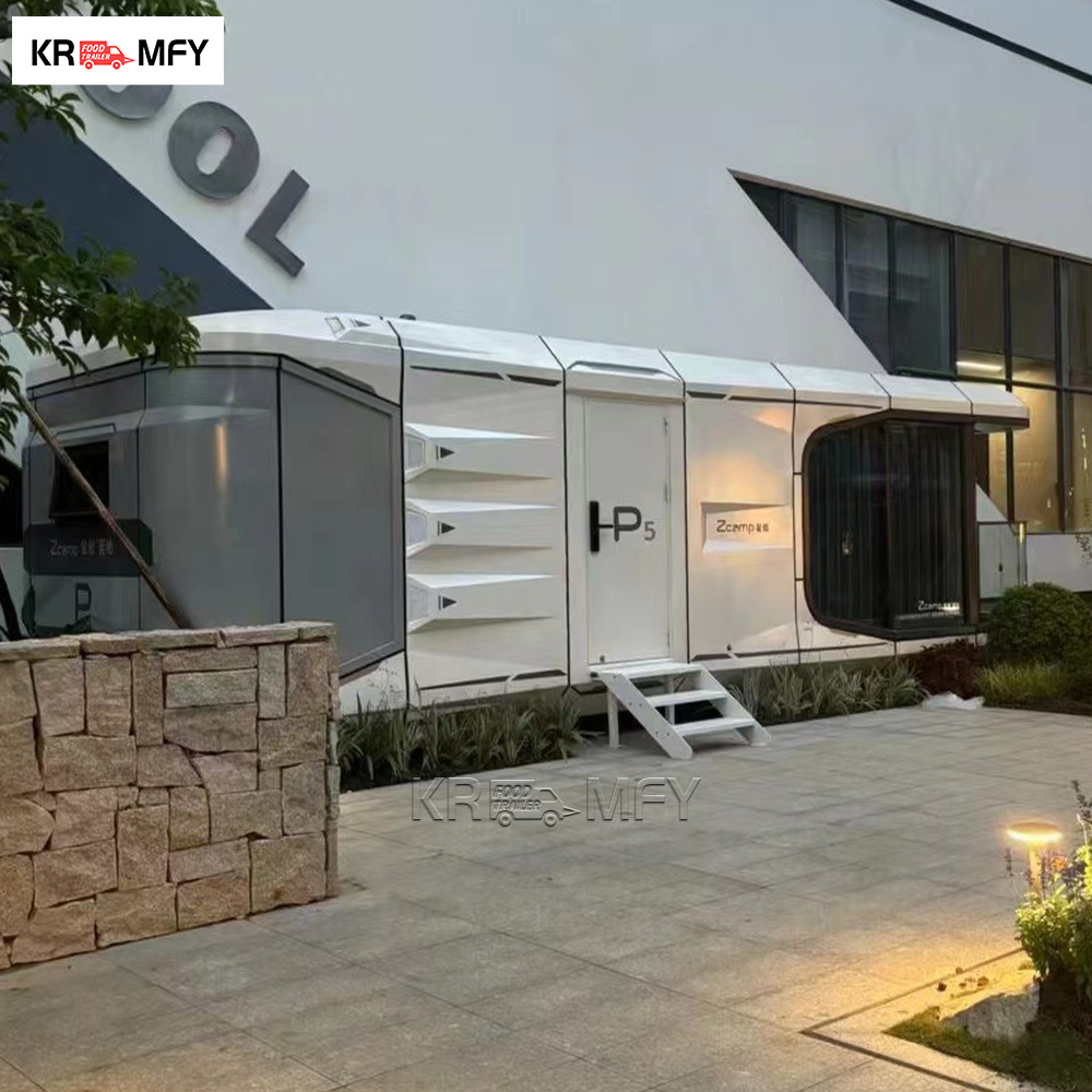 2025 New Mobile Home Modern Prefabricated Modular Residential Camp Prefab Capsule House With Steel Sandwich Panel for Hotels