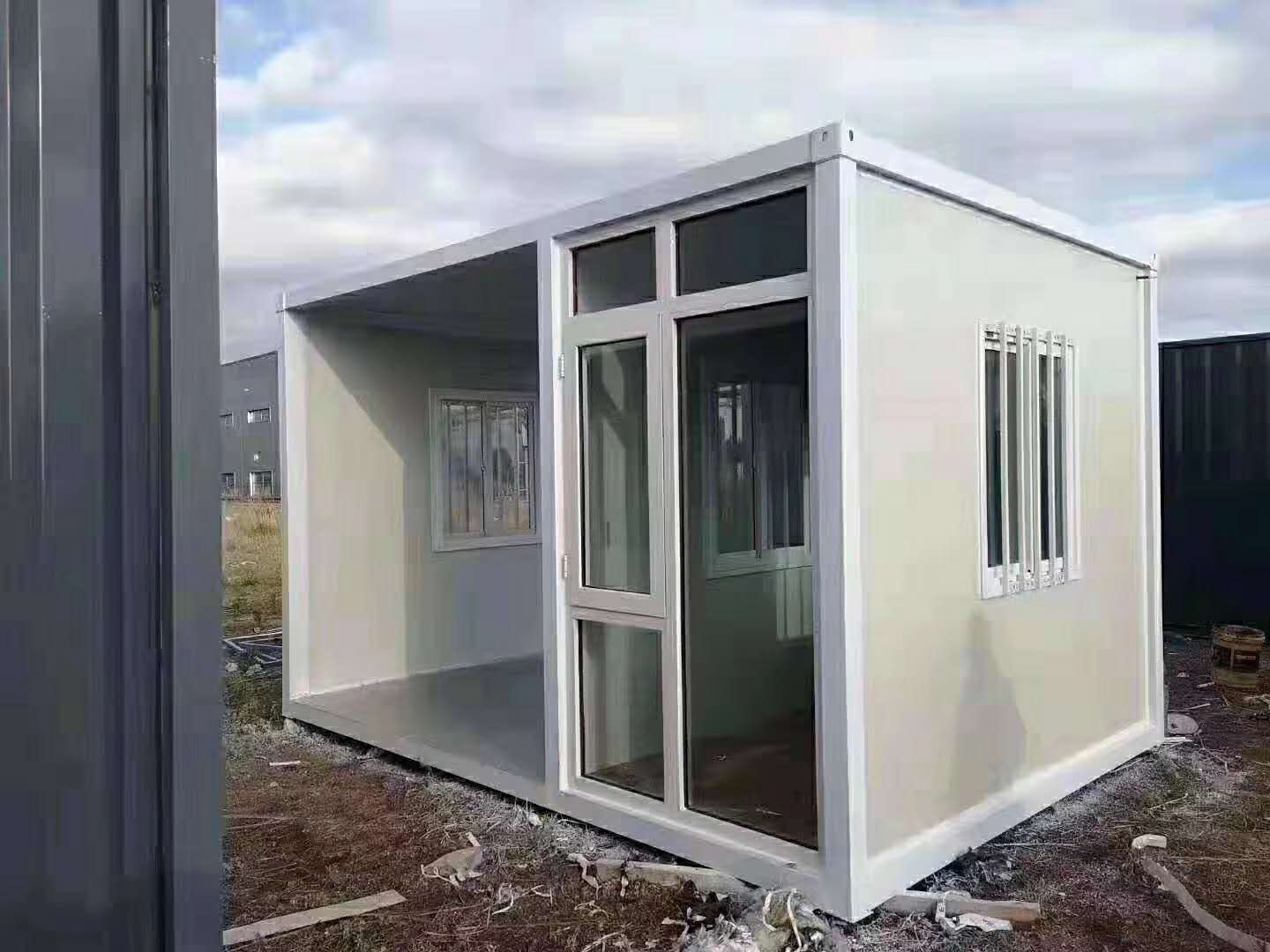 Foldable Easy to Install Temporary Earthquake Relief House Folding Prefab Modular Container House