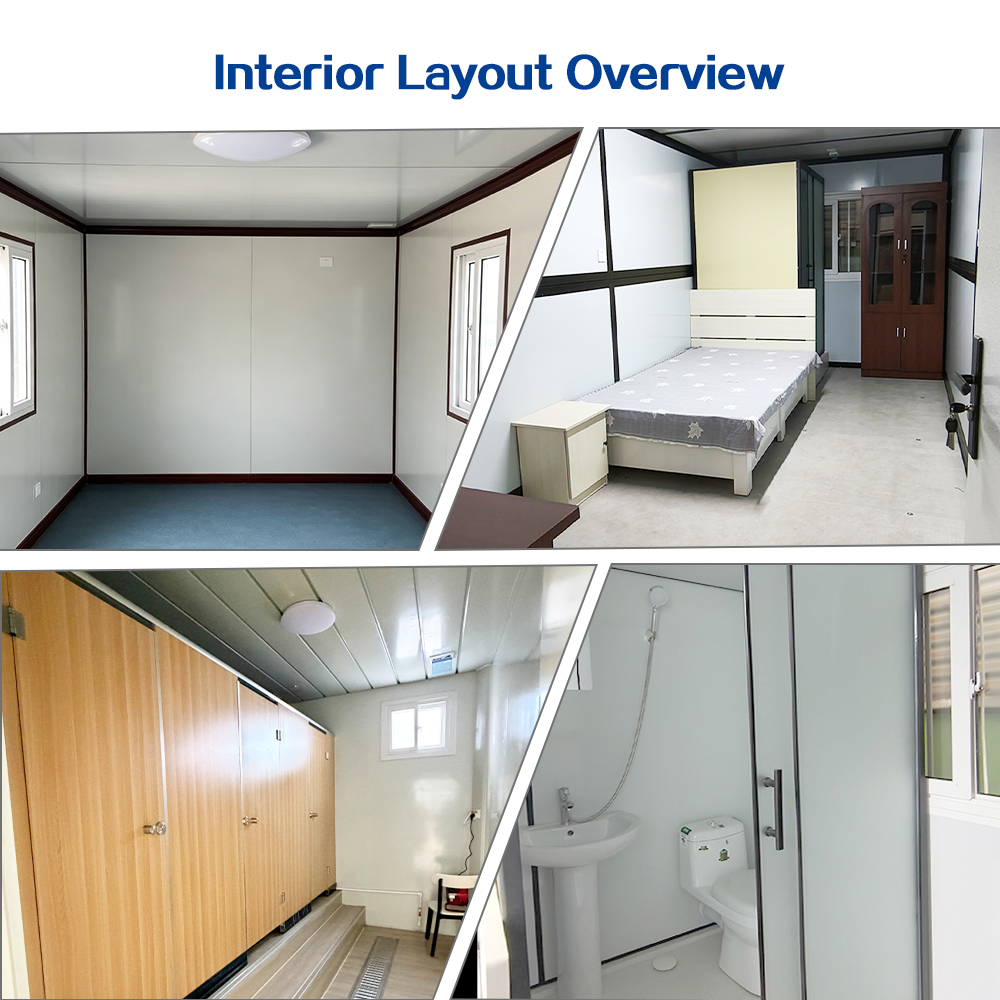 Modular House Container House Custom Size Steel Frame for Developer Site Office Training Center Quick Build Solution