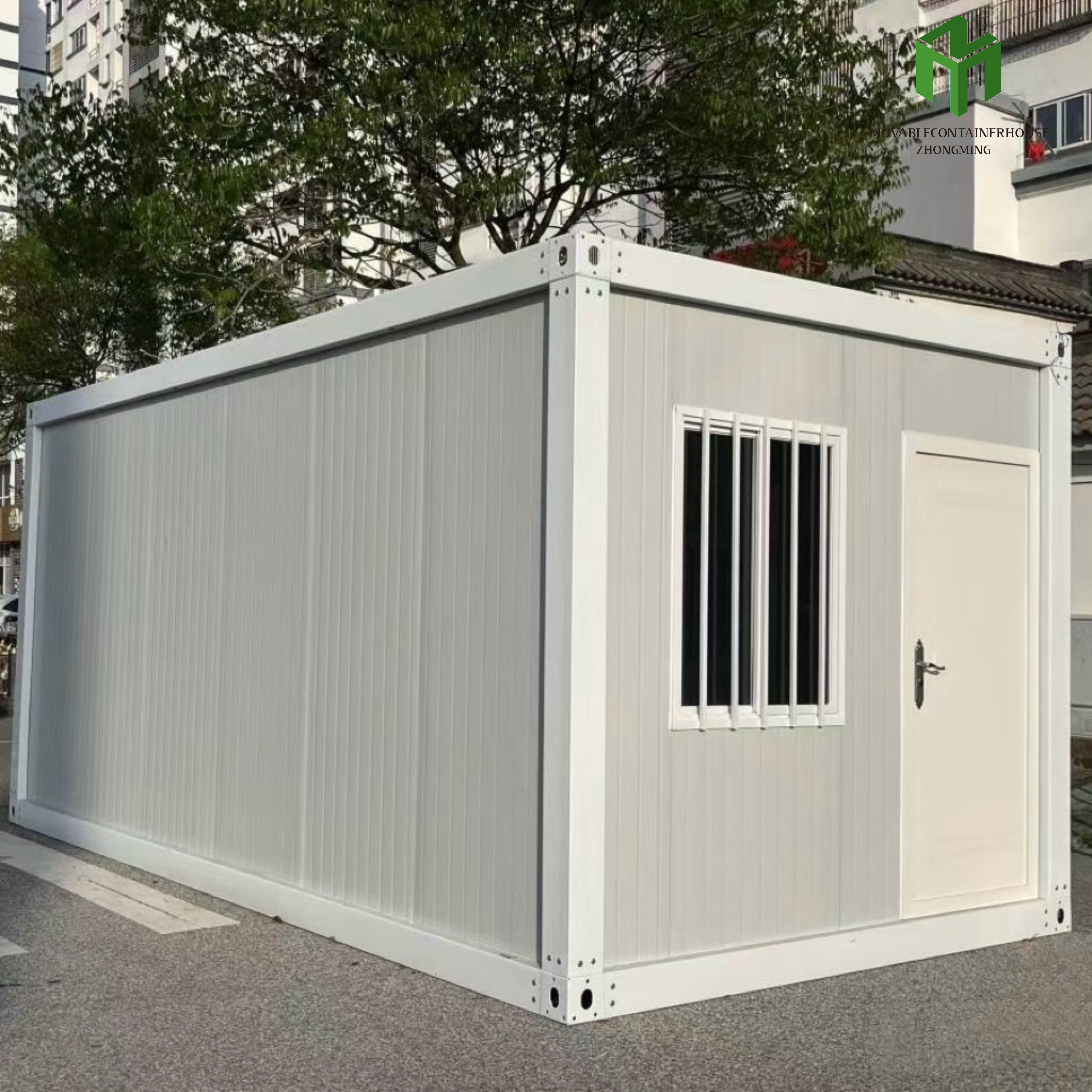 20ft and 40ft Demountable Sea Container Modular Cabins Prefabricated Flat Pack Homes for Camping Stores or Villas