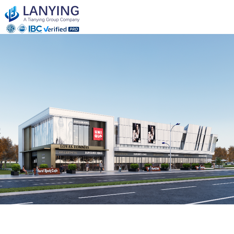 CE Certified Metal Industrial Construction Building Pre-Fabricated Commercial Office Warehouse Steel Structure Framed Building