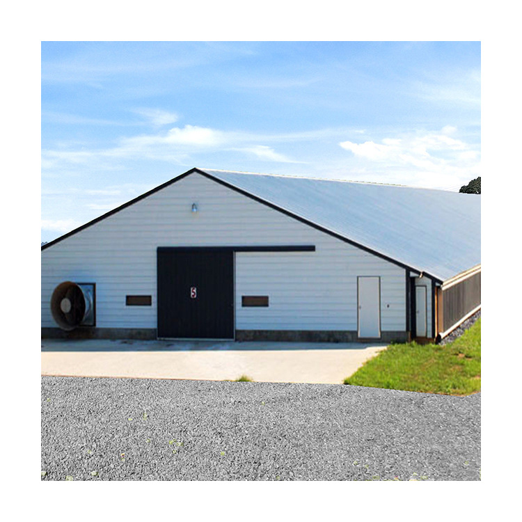 2026 Hot Sale Customized Design Light Steel Structure Horse Storage Shed Barn Steel Structure Building Poultry House