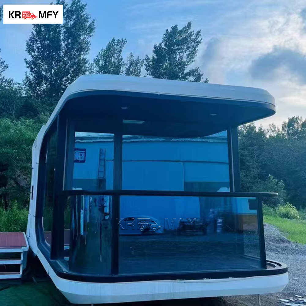 2025 New Mobile Home Modern Prefabricated Modular Residential Camp Prefab Capsule House With Steel Sandwich Panel for Hotels