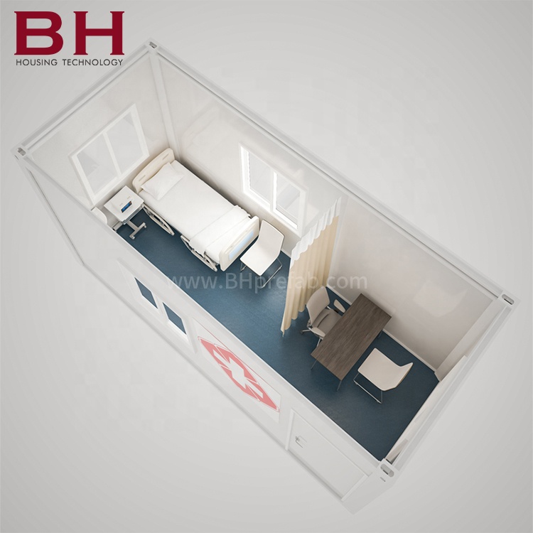 China Portable Modular Mobile Medical Clinic Flat Pack Prefab Container Hospital