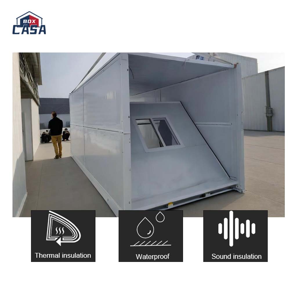 Fast Installation Fireproof Anti-Corrosion Portable Building Outdoor Project Temporary Housing Durable Folding Office Shop