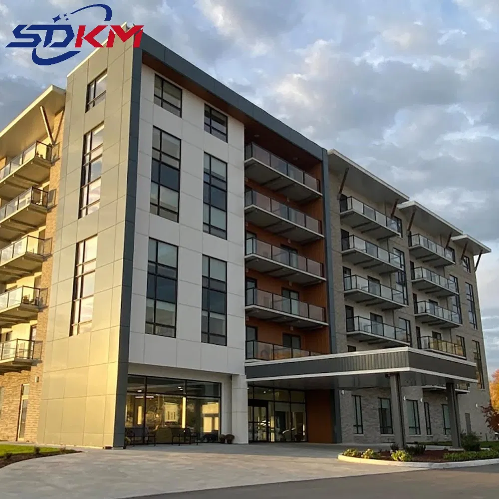 Structural Steel Frame Prefabricated House Restaurant Store Residential House Warehouse, Hotels, Industrial Park, Buildings Schools
