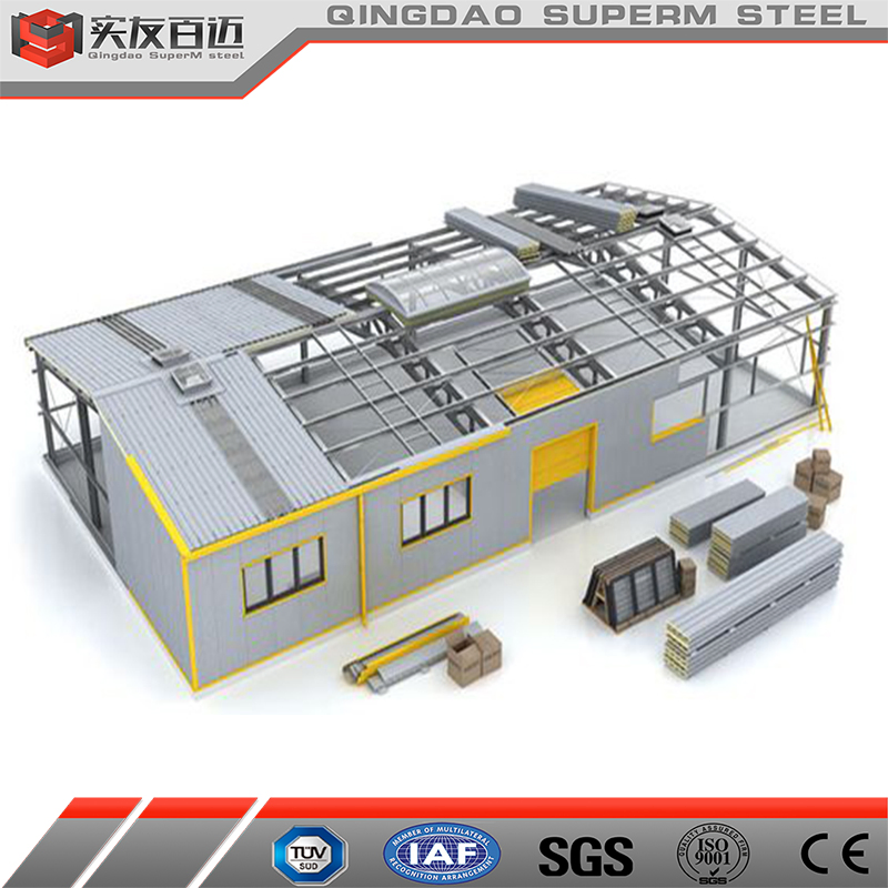Prefab Light Steel Structure Warehouse Construction Pre-Engineered Metal Building Kits