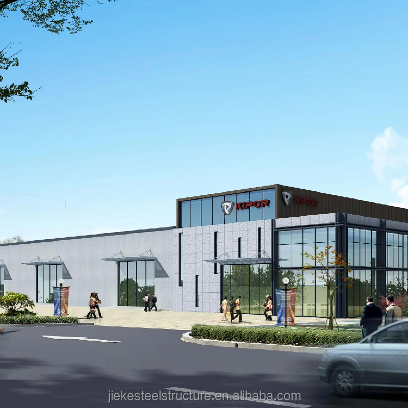 Stylish Quick-Build Steel Structure Flagship Shop - Flexible Modular Storefront for Urban Brand Establishment