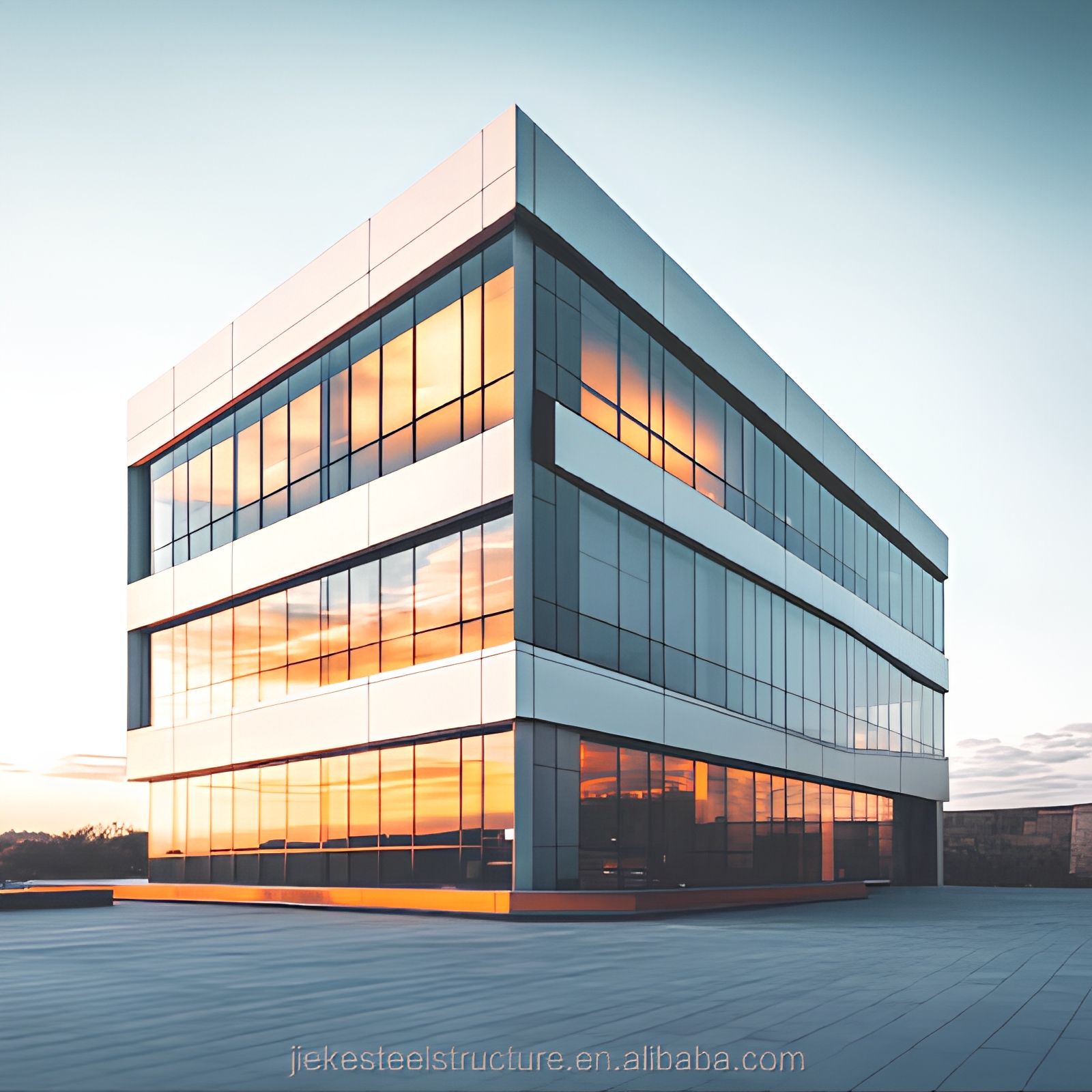 Pre Engineered Multi Story Steel Structure Buildings With Prefabricated Design