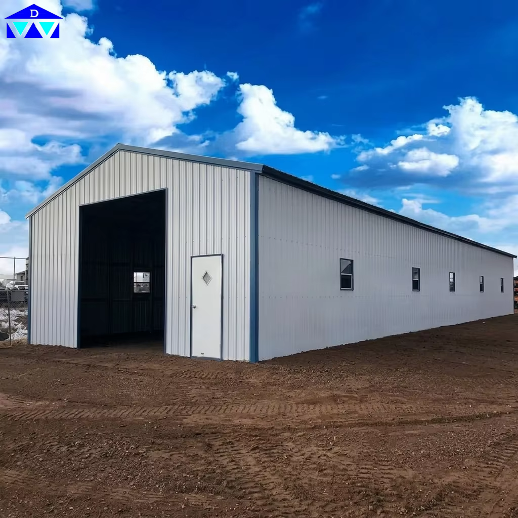 Modular Design Quick Build Steel Warehouse for Small Business Inventory Storage