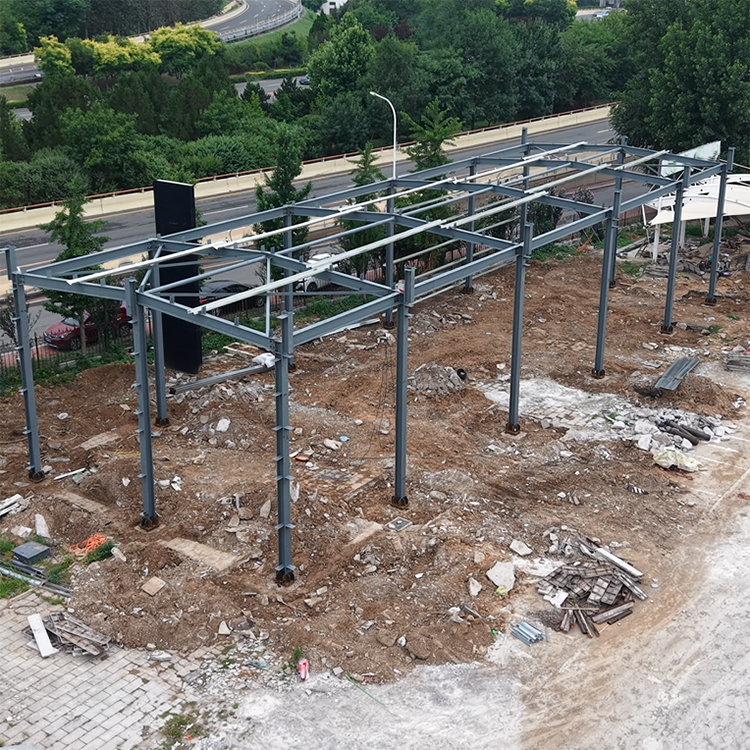 Steel Structure Temporary Buildings for Construction Easy to Assemble Reusable and Recyclable