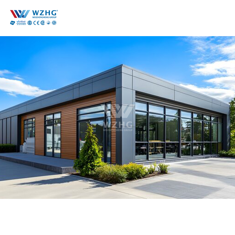 Pre Engineered Metal Modern Steel Structure Fitness Club Prefabricated Warehouse for Sports Hall and Office