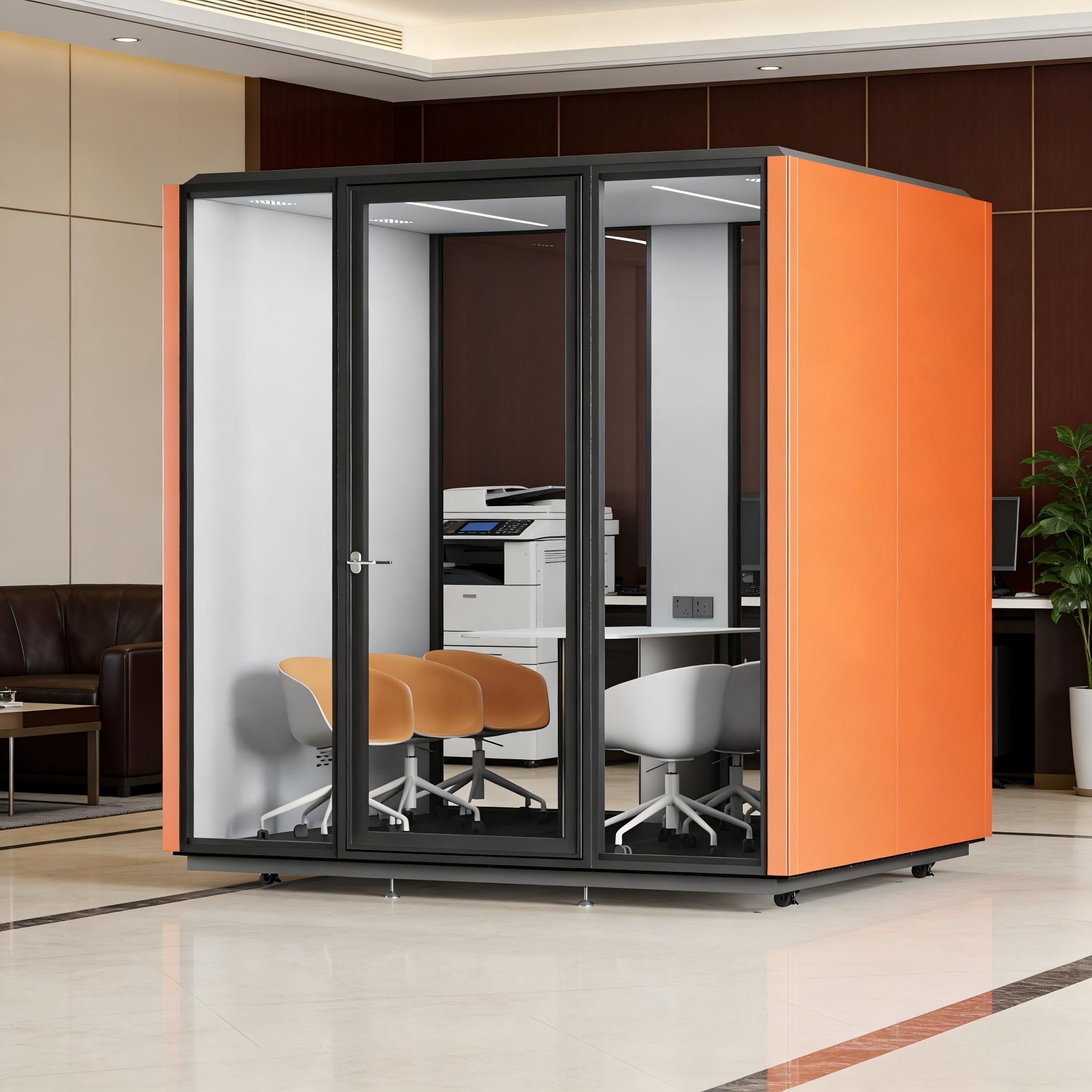 Mobile Movable Modular Eco-Friendly Modern Indoor Pods Container Insulation Airflow Acoustic Prefabricated Villa School Hospital