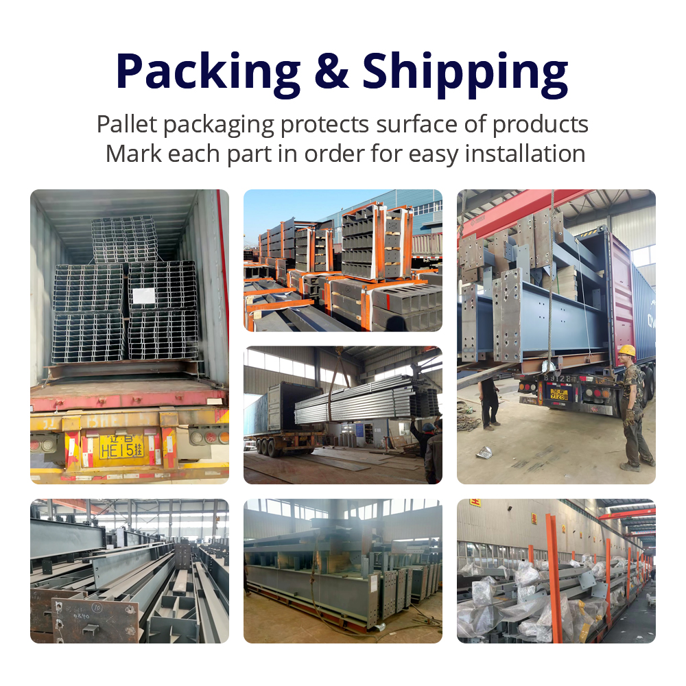 Stock House Entrepot Prefabrique Greenhouse Prefabricated Small Warehouse Metal Construction