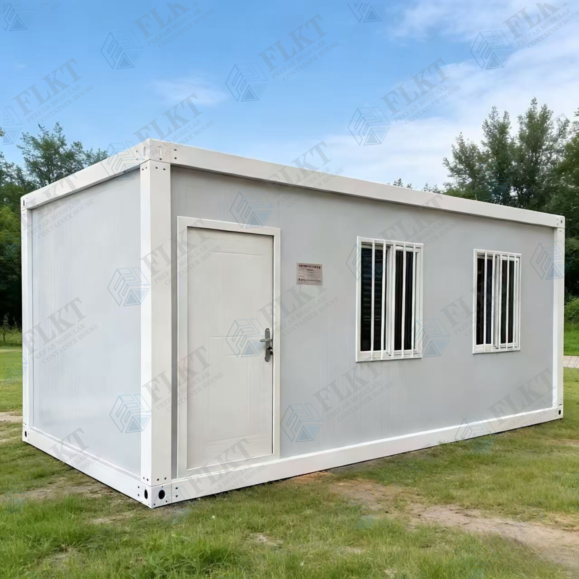 FLKT Fast Delivery Flatpack Container Unit Ready To Ship Prefabricated Modular Site Office Shipping Container House