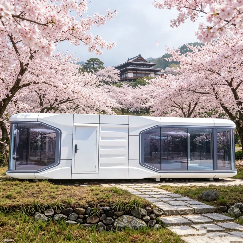 Explosive Models Stylish Mobile Prefab Modular Space Capsule House for Hilltop Villa
