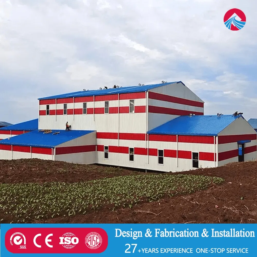 Modular Prefabricated Pre Engineered Metal Structural Steel Structure Frame House Workshop Warehouse Storage Construction Steel Building