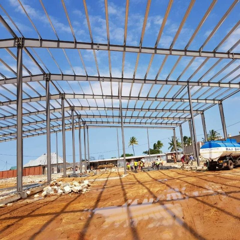 Customized Pre Engineered Metal Structural Car Parking Building