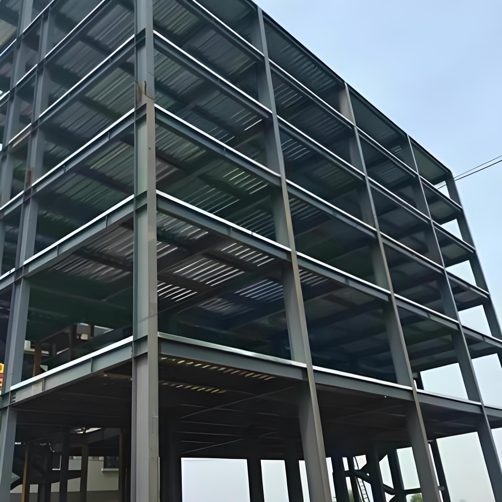 Modern Prefabricated Modular Heavy Duty Steel Structure Building ASTM Standard Industrial Frame with Welding Process