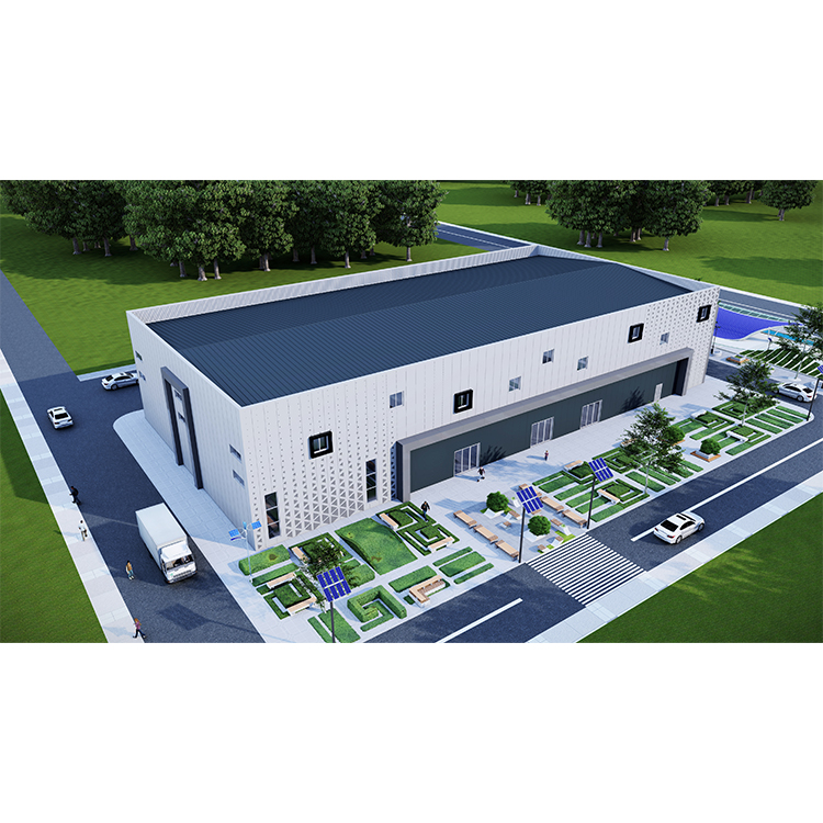 Attractive Prefabricated Metal Supermarket Steel Structure Building Manufacturer Supermarket Shopping Mall