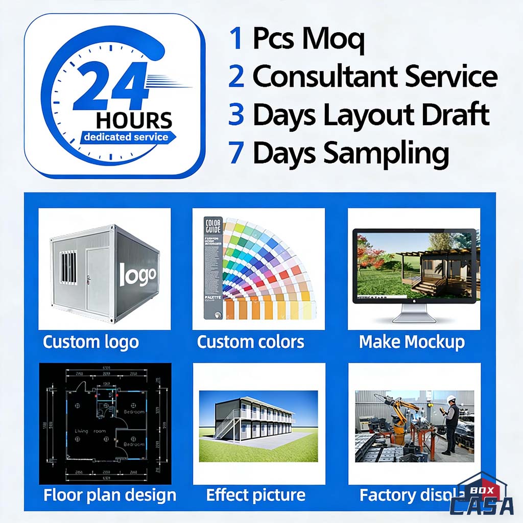 Available Rapidly Assembled Steel Structure Two-storey Modular House Container House
