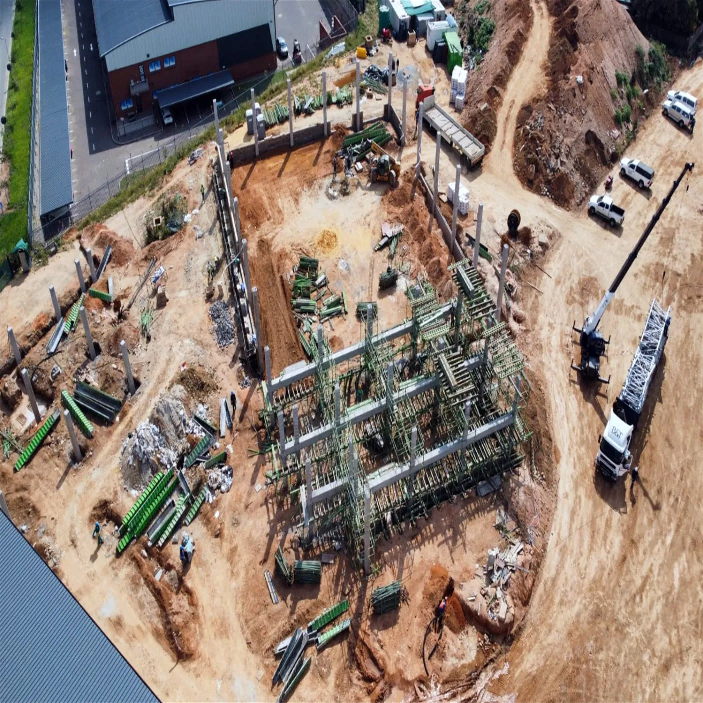 Structural Steel Prefabricated Engineering Workshop Light Steel Residential Building Construction Metal Commercial Multi Level Steel Frame