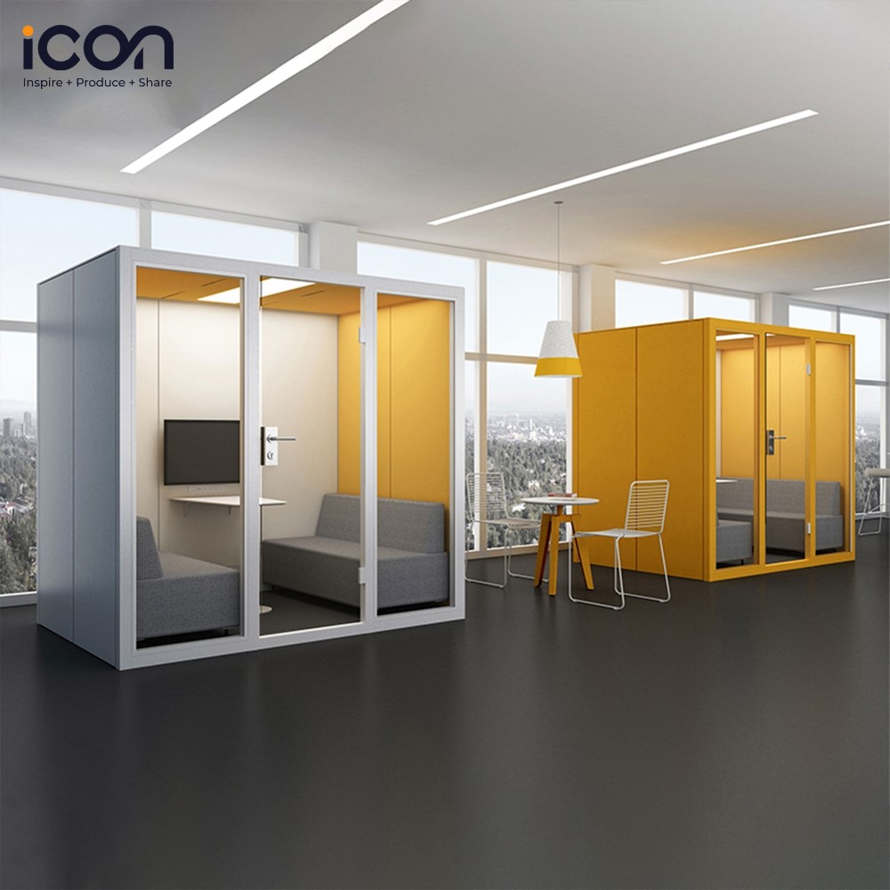 Modern Meeting Booth Cabin Working Pod Soundproof Office Phone Booth Soundproof Cabin