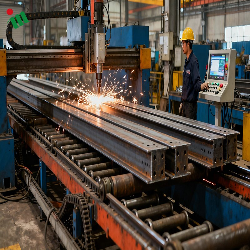 Industrial/Commercial/Public/Residential Guoshun Standard Packaging or Customized Prefabricated House Steel Frame Structure Building