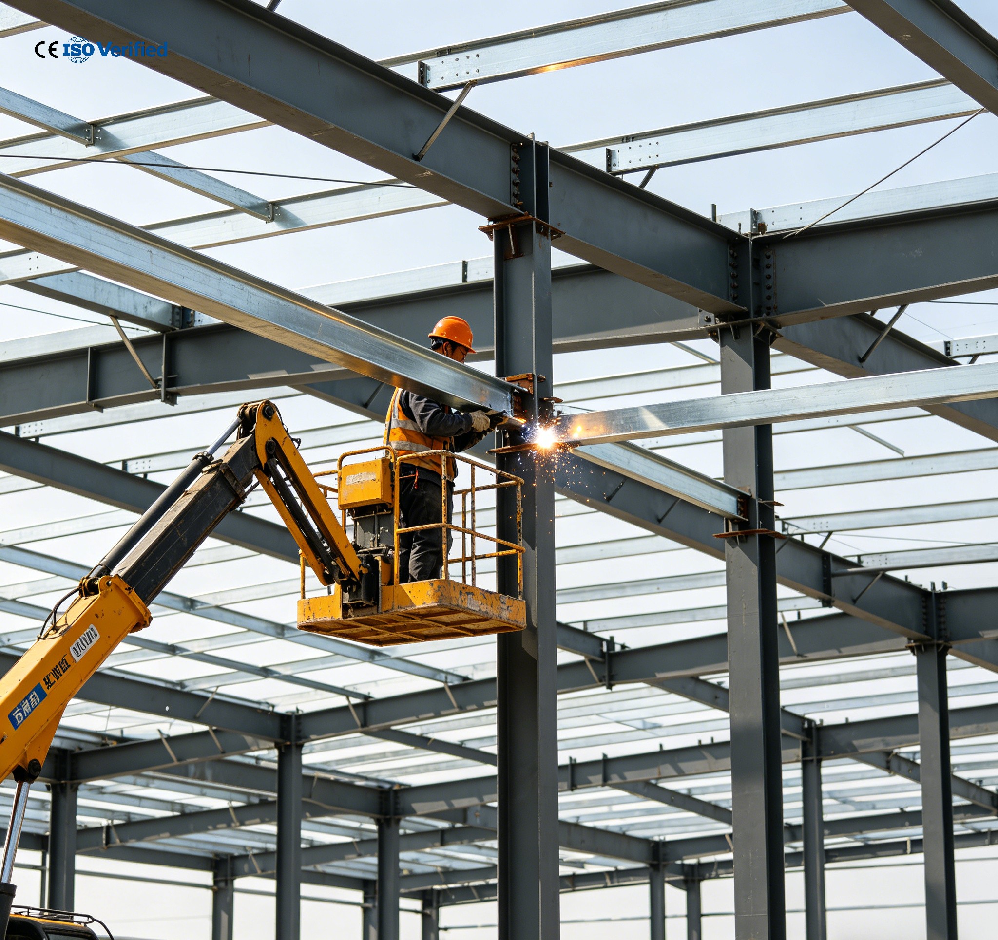 Modular Steel Plant Building, Quick Assemble Energy Efficient Large Scale Industrial Warehouse for Manufacturing &amp; Logistics