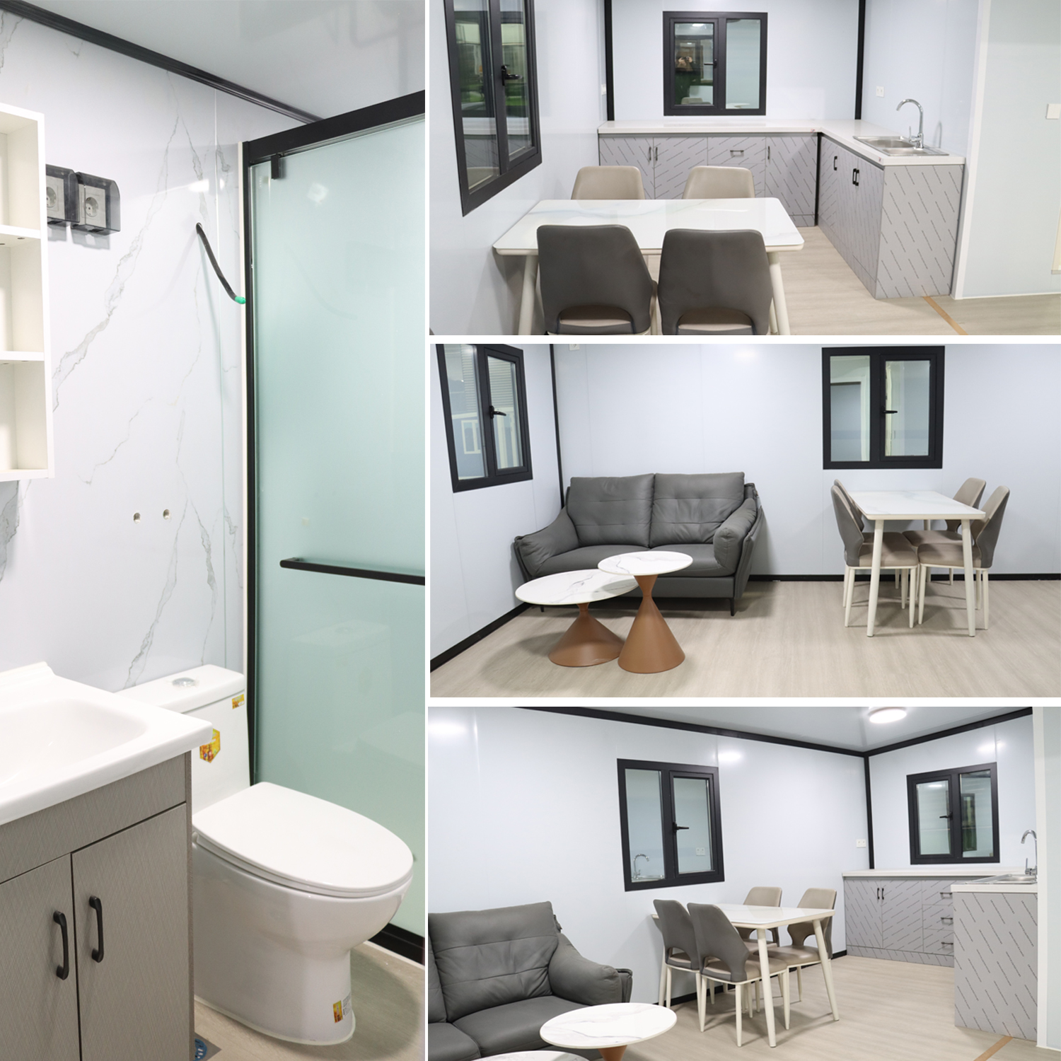 Prefabricated Expandn10ft 20 ft Modern Modular Detachable Low Cost 2 3 Bedroom Villa Casa Container House for Living