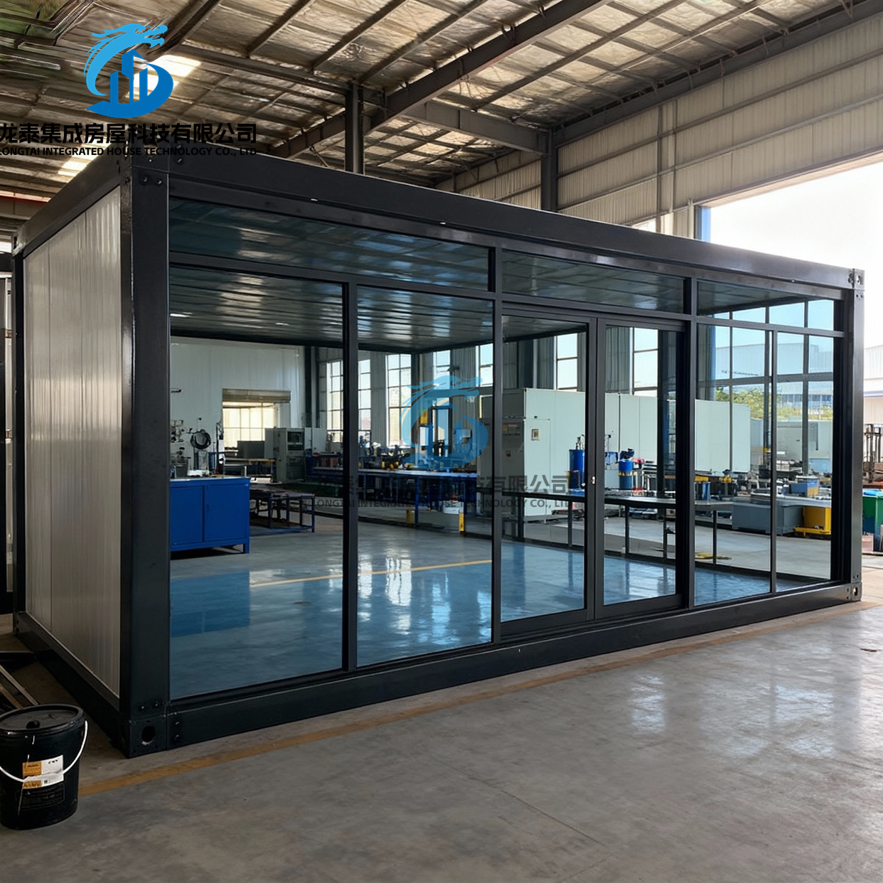 Ready to Ship Low Cost Detachable Steel Container Modular Prefab Restaurant Coffee Bar Shopping Mall 40ft Prefabricated Home