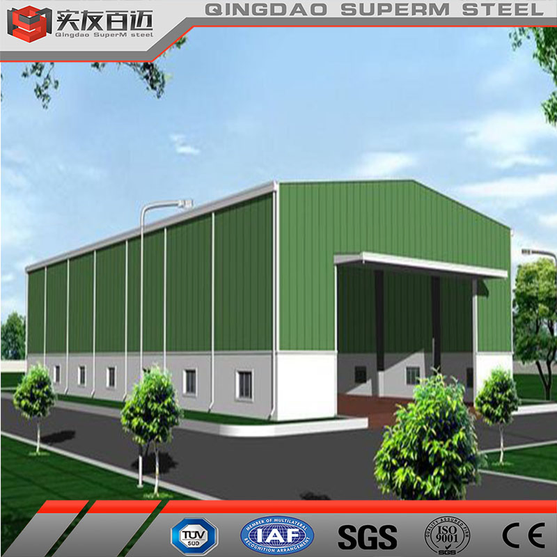 Prefab Light Steel Structure Warehouse Construction Pre-Engineered Metal Building Kits