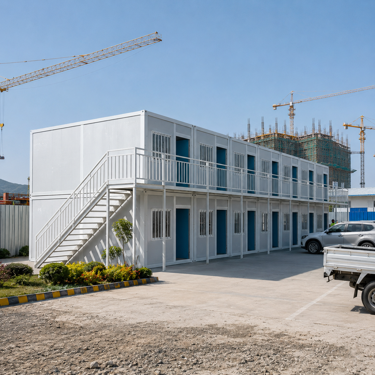 Modular House Container House Custom Size Steel Frame for Developer Site Office Training Center Quick Build Solution