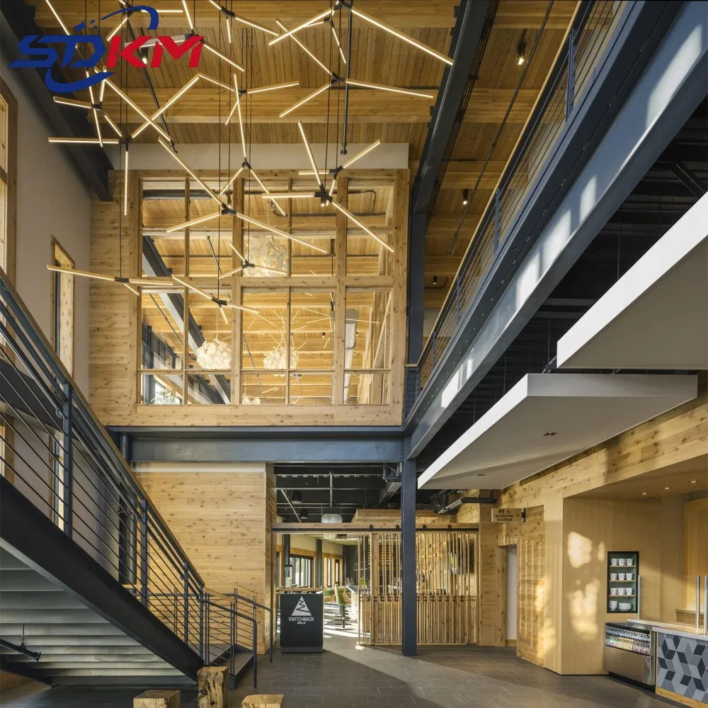 Structural Steel Frame Prefabricated House Restaurant Store Residential House Warehouse, Hotels, Industrial Park, Buildings Schools