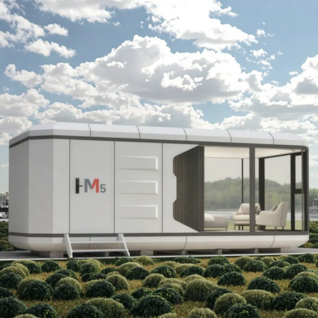 Outdoor Portable Expandable Space Capsule Tiny House Modern Modular Prefab Home for Hotel Airbnb Living Office Working Villa