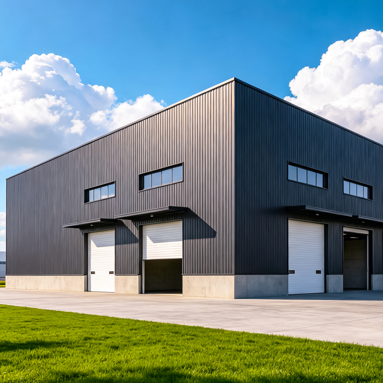 Low Cost Modern Prefabricated Exhibition Hall Modular Warehouse Steel Structure Design Ce Certified Workshop Warehouse