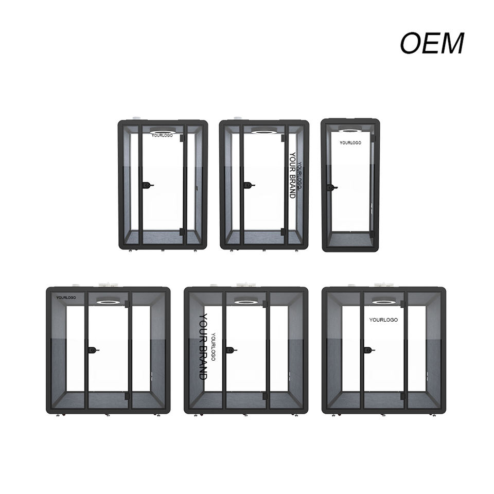 Prefab Modular Soundproof Office Pod for Outdoor Hotel Use Modern Design Metal Frame Detachable Container House Office Solution