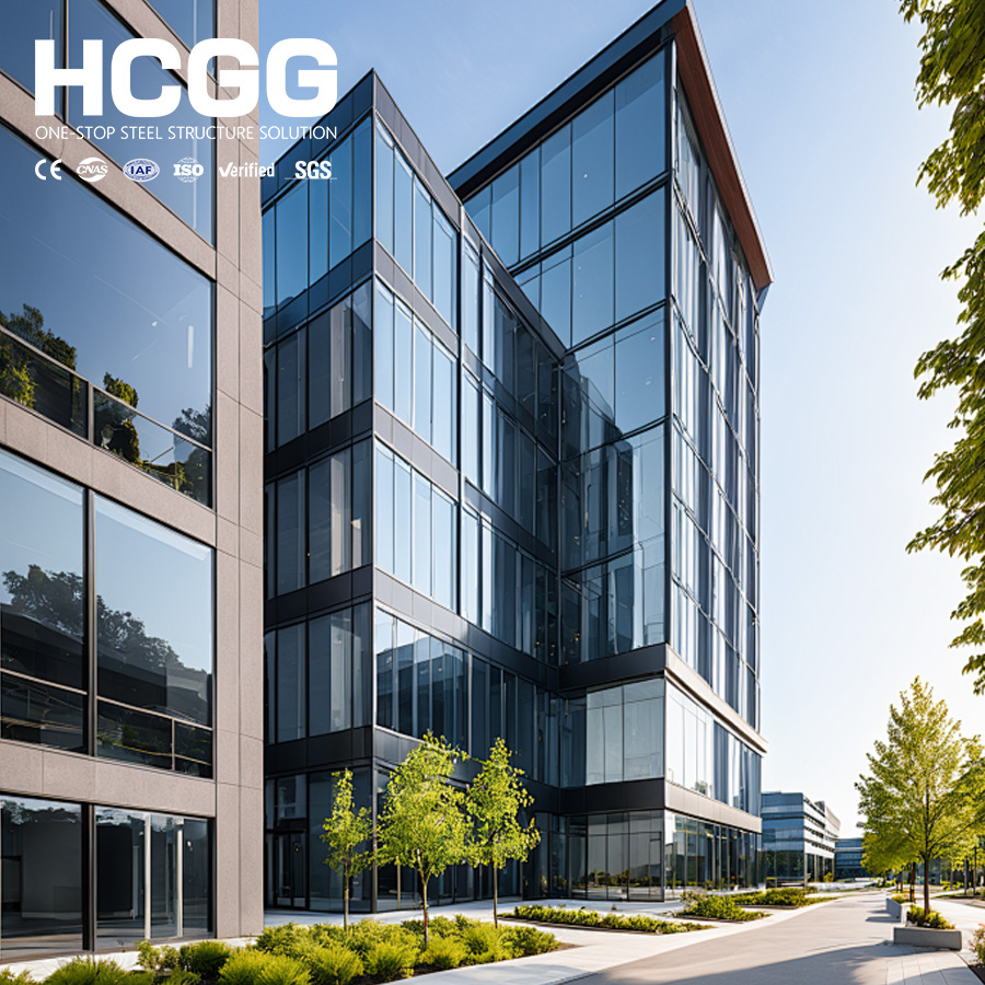 Multi-Story Steel Apartment Steel Structure Hotel Building Commercial Construction for City