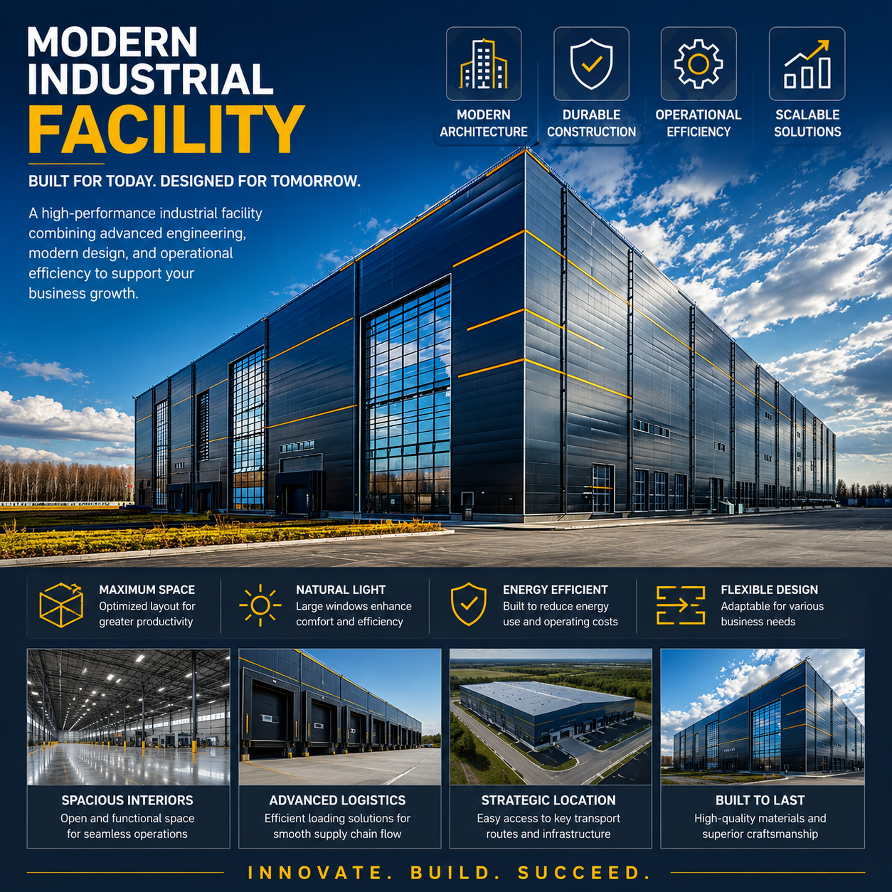 Cheap Prefabricated Custom Modular Industrial Steel Structure Warehouse Workshop Customizable Prefabricated Warehouse