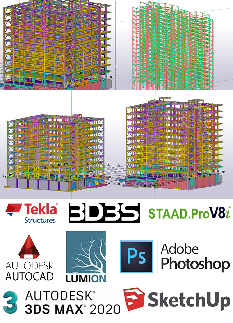 Modular Light Gauge Steel Construction Solution for Mid-Rise Hotels Apartment Blocks Office Hospitals Schools Malls Carports